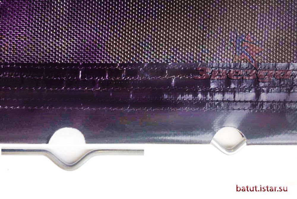 "Карман" (окантовка) батутной сетки Перматрон