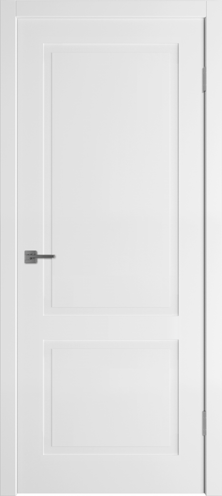 Межкомнатная дверь  VFD (ВФД)  Flat (Флэт) Polar (эмаль белая) ДГ