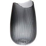 Ваза стеклянная «GREY GLASS» 17,5*28*10см