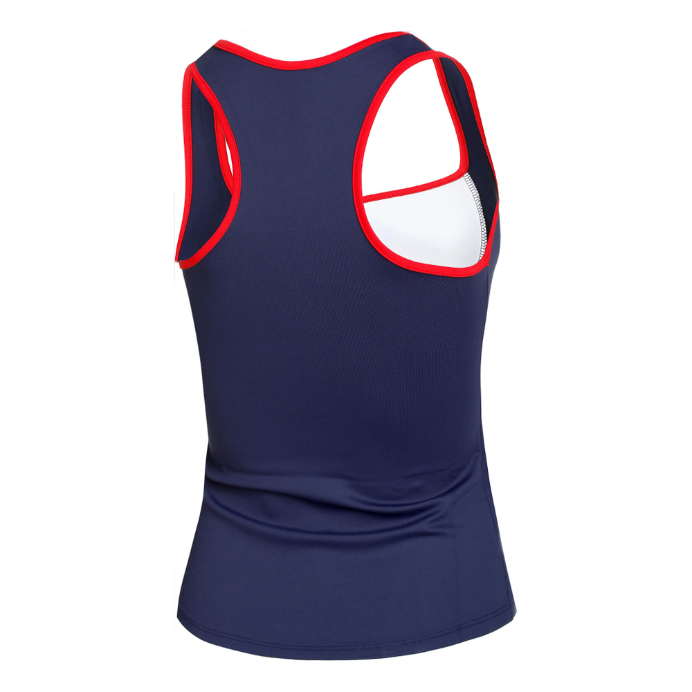 Женская теннисная майка BB by Belen Berbel Nano Tank Top Women - White, Multicoloured