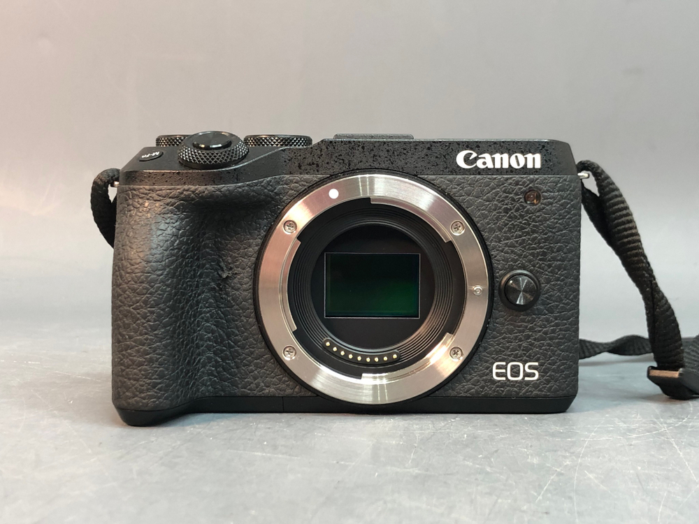 Canon EOS M6 Mark II 31.000 кадров, скол на экране