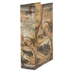 GAEM Шкатулка-книга с кодовым замком, L18 W7 H27 см