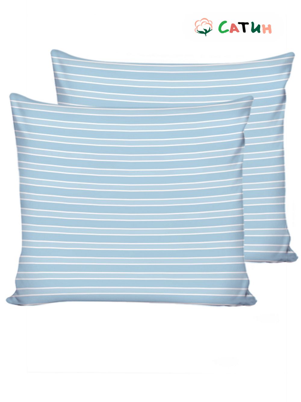 Наволочка комплект 2шт Milky Garden "Лагуна" 70х70 см