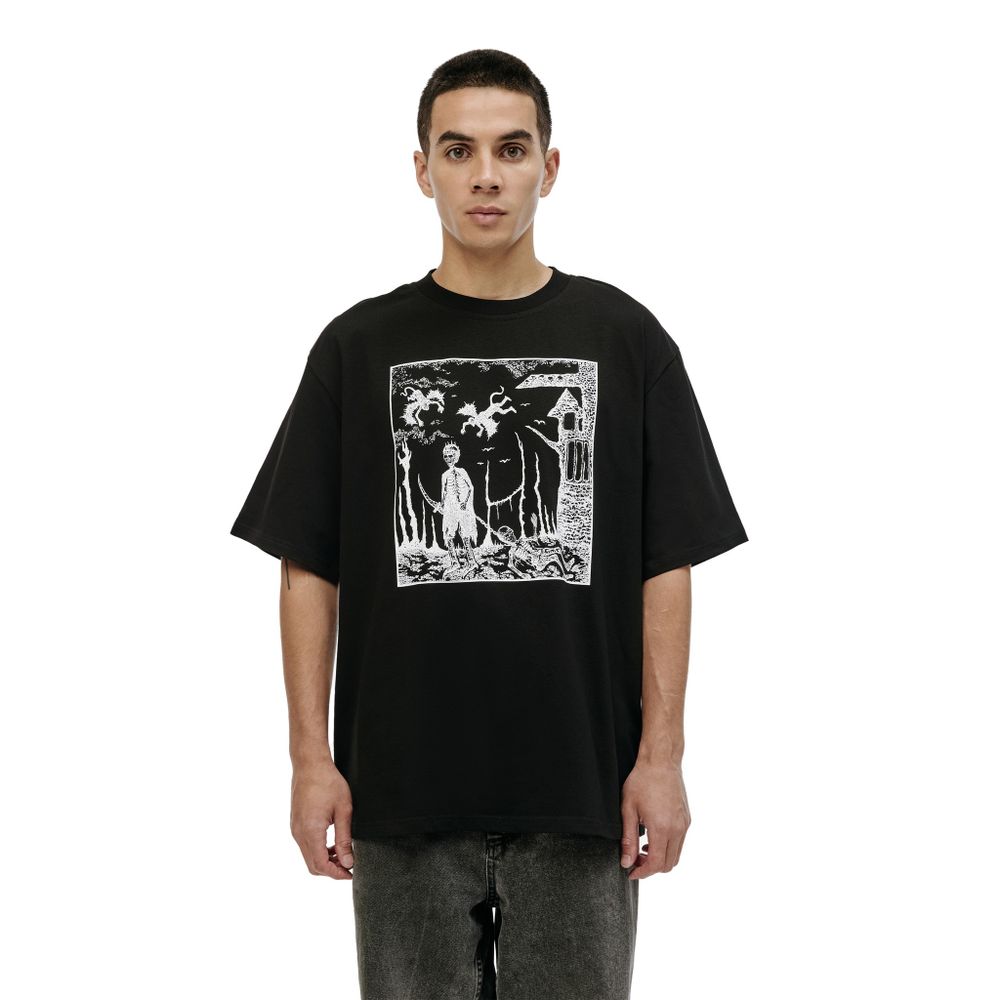 Футболка Волчок Drags черная