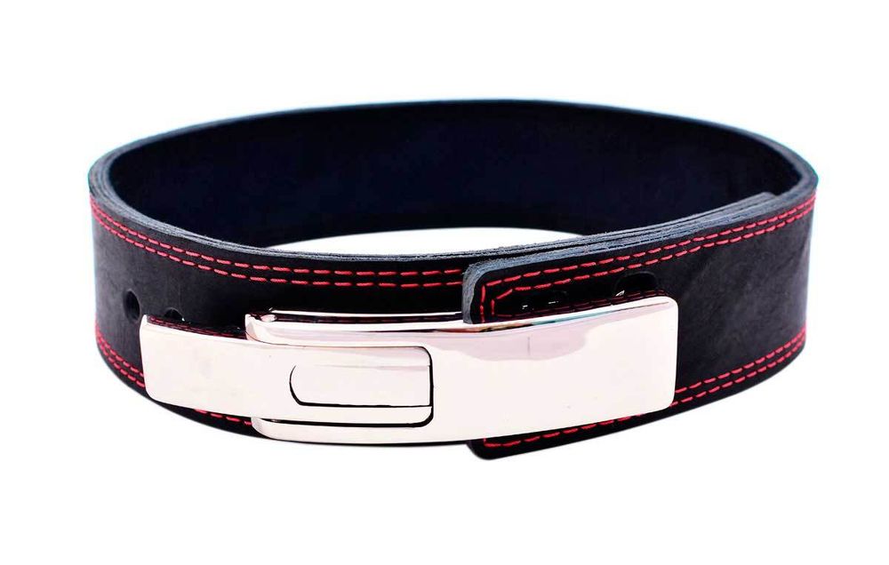 Пояс для жима лежа с карабином, 2 слоя, 6 см, XXL (100-120 см)