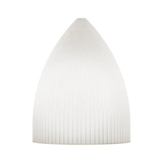 Плафон Umage Ripples Slope, Ø15х21 см, белый