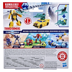 Hasbro Transformers CYBERWORLD - Фигурка Bumblebee 10 см Armored Cyber Changers G1045