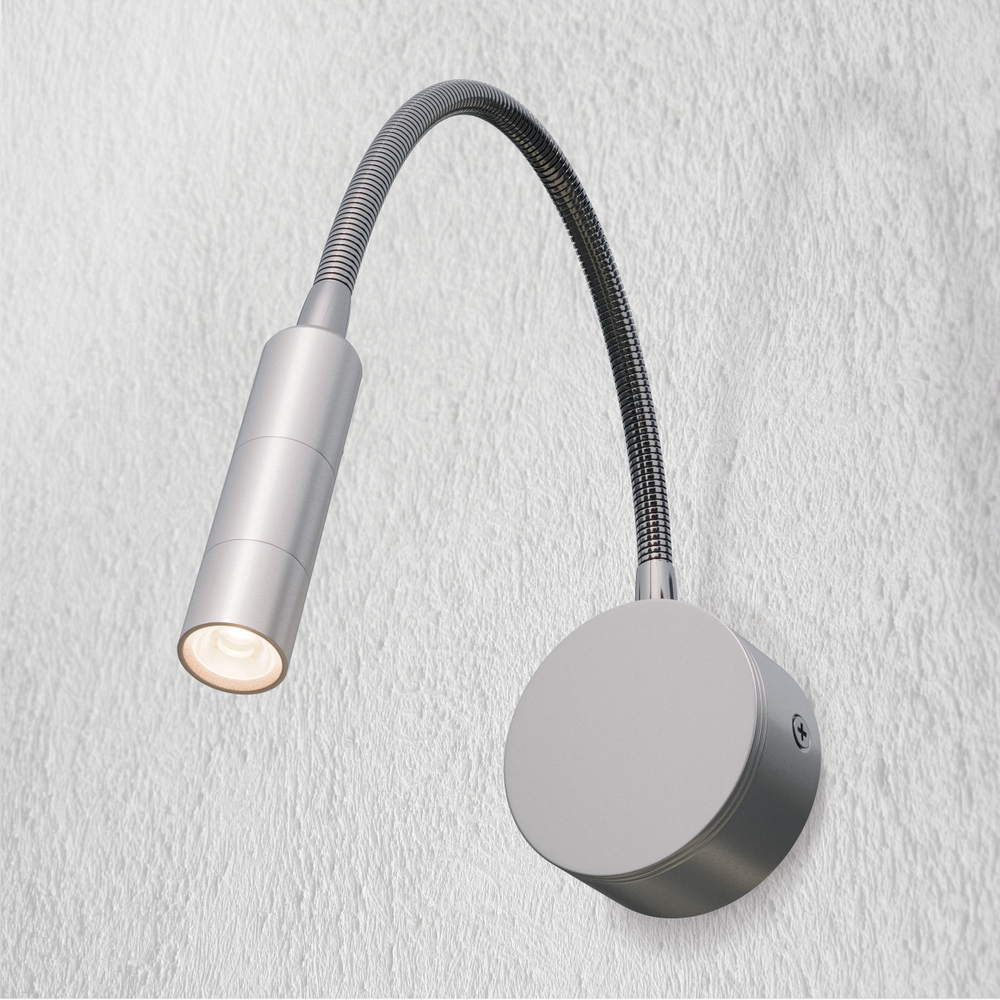 200134 Бра OMEGA LED 3W 145LM G АЛЮМИНИЙ 3000K