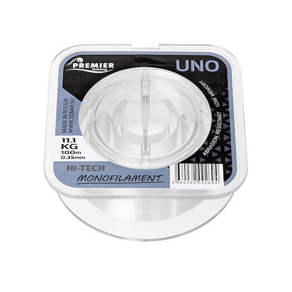 Леска UNO 0,35mm/100m Clear Nylon (PR-U-C-035-100) Premier Fishing