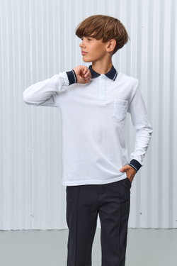 Поло с длинный рукав (с липучкой для шеврона)