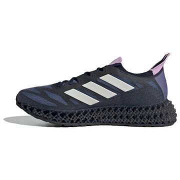 Adidas 4D FWD 3 Бежевые кроссовки Низкие Темносиние Женские