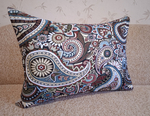 Декоративная гобеленовая наволочка для интерьерной подушки Пейсли 68х47