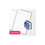 Ежедневник А-5 BRAUBERG недатированный VISTA, под кожу, гибкий, 136 л., Blur 112031