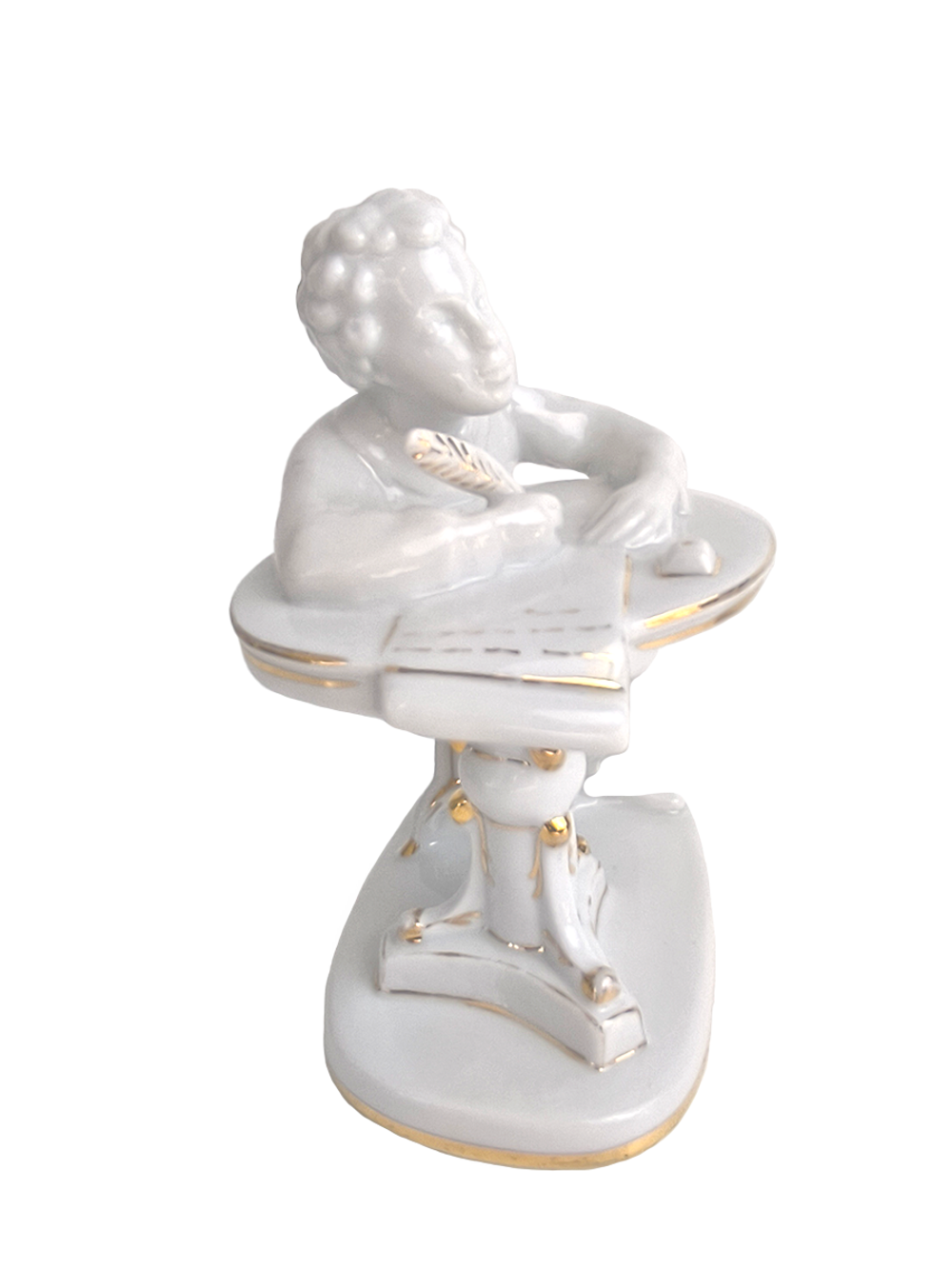 Фарфоровая статуэтка "Юный Пушкин" ЛФЗ