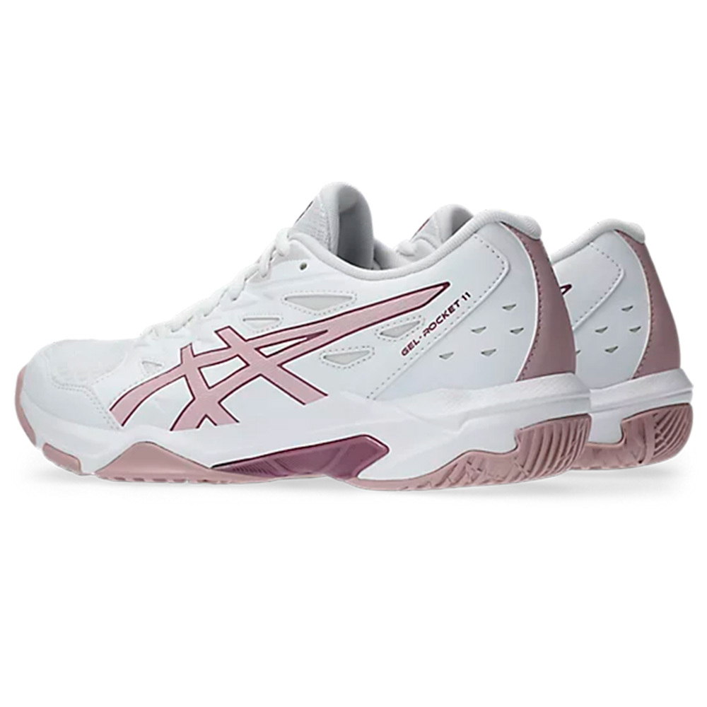 Кроссовки волейб. женские ASICS Gel-Rocket 11 1072A093 103, р.10,5 (рос.41), бело-розовые