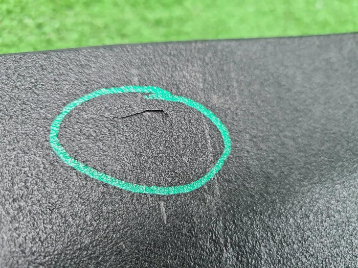 Пыльник переднего бампера Lexus RX 5 (2022-н.в.)