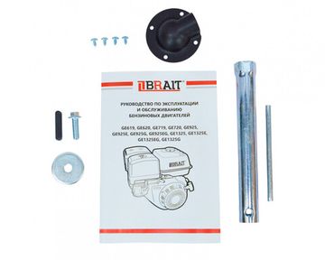 Двигатель бензиновый "BRAIT" GE925EG (9 л.с., эл. стартер, вал под шлицы)