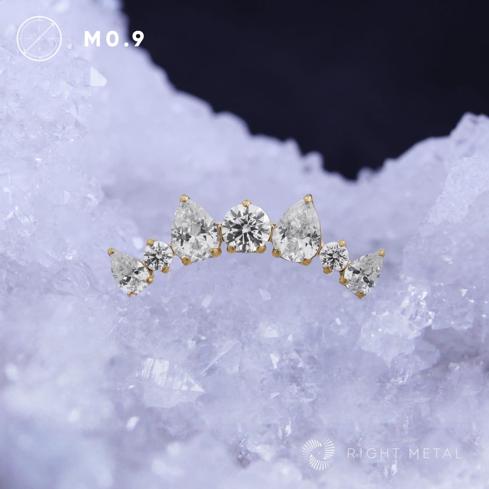 Diadem Crystal PVD Yellow