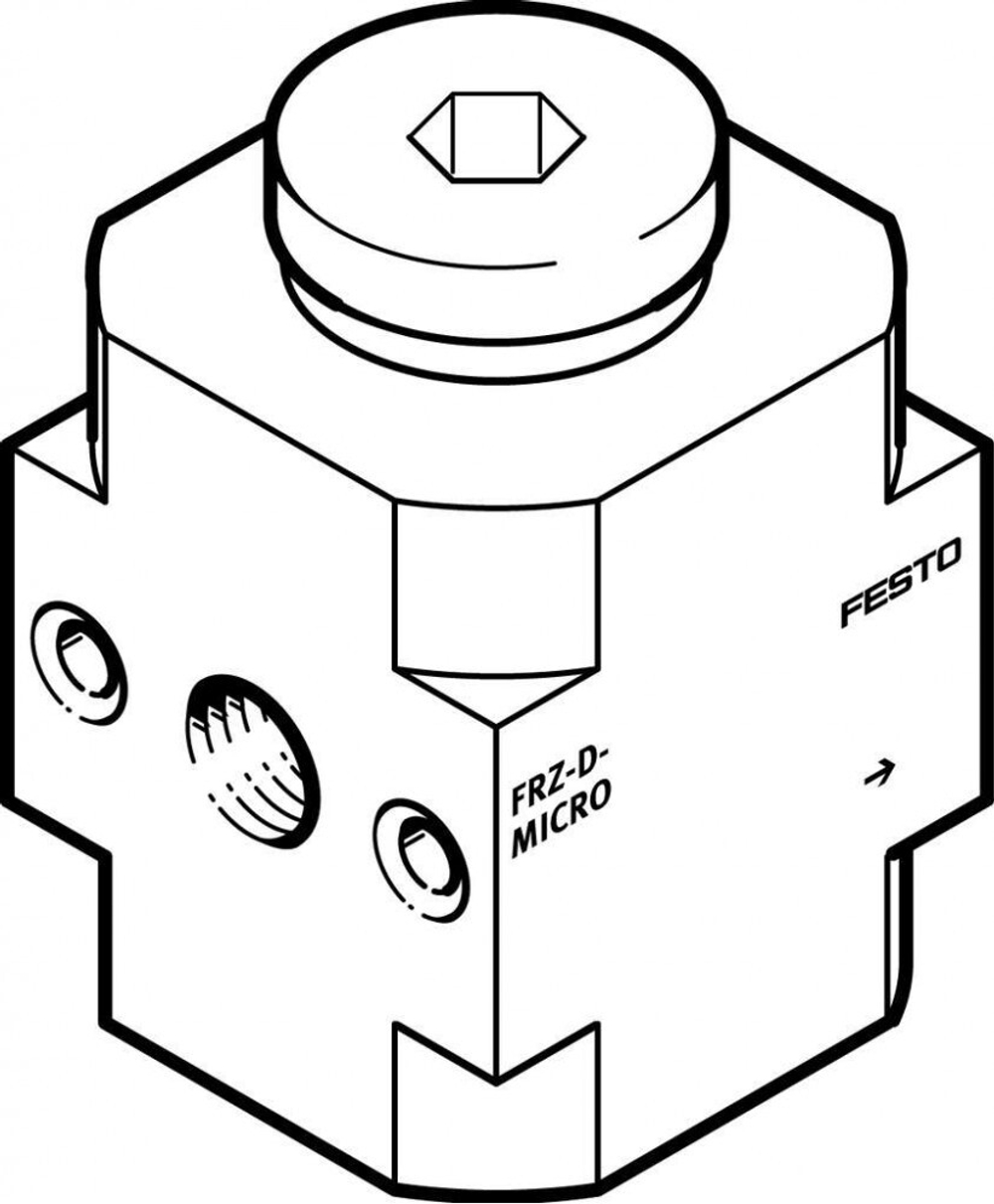 Коллектор разводящий блочный Festo FRZ-D-MIDI