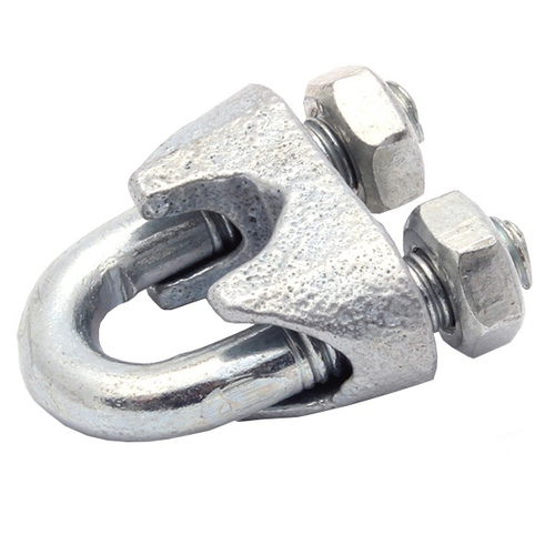 Зажим стальной 3мм DIN741 для троса оцинкованный 18770