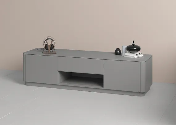 Тумба Tammi под ТВ ширина 180 см (серый)