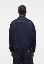 Carhartt WIP HELSTON - Джинсовая куртка - Синий