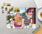 Пазл Сус Стэнли и Диппер Возле Бассейна Гравити Фолз Gravity Falls