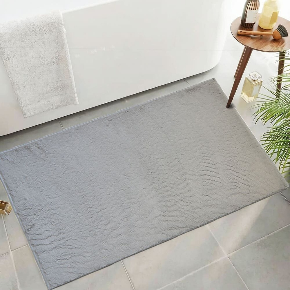 Коврик 50*80см меховой FLAFFY LESS, серый