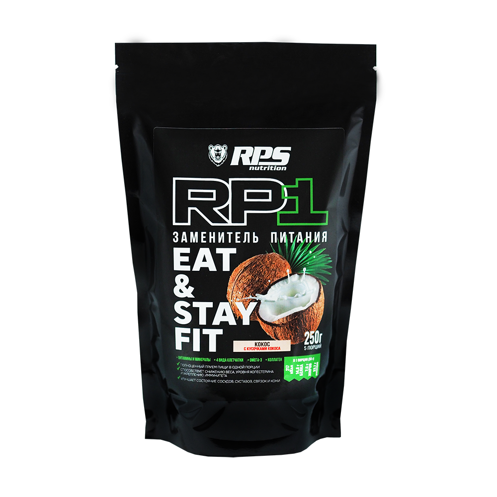 EAT AND STAY FIT ЗАМЕНИТЕЛЬ ПИТАНИЯ RPS NUTRITION 250г ПАКЕТ