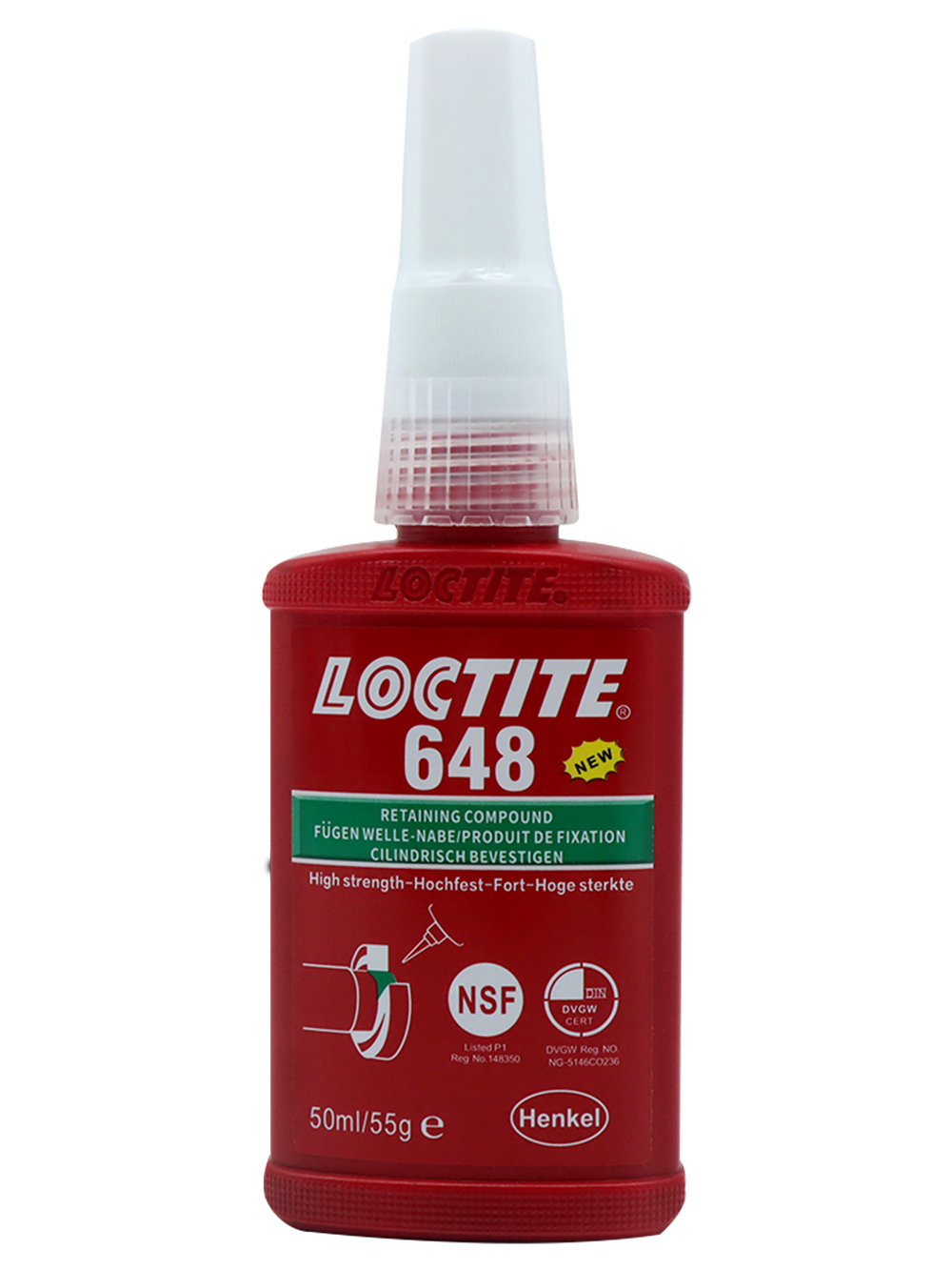 Loctite 648, фиксатор цилиндрических соединений высокопрочный.