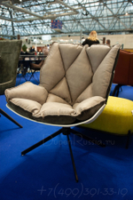 Дизайнерское кресло DC-1565D серое (GREY)