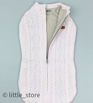 Кокон вязаный "Basic" Нежно-розовый