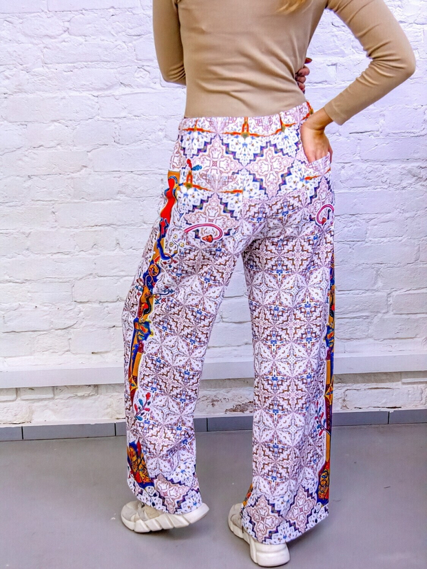 Широкие брюки "Лабиринт"