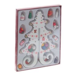 GAEM Фигурка декоративная "Ёлка", L14 W1,5 H18,5 см, 3в.