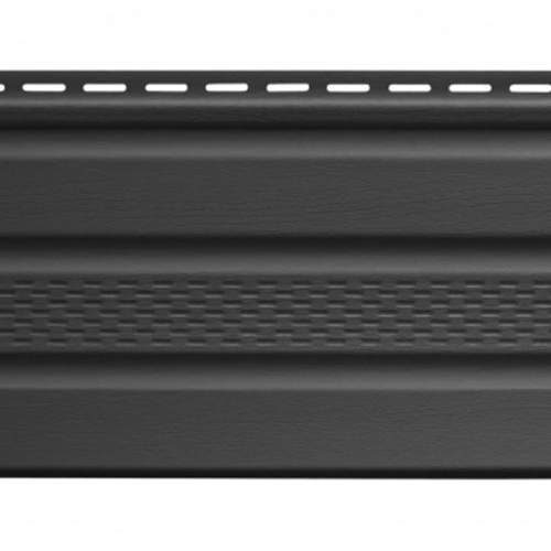 Софит к сайдингу Альта-Профиль Т-20 центральная перфорация Графит 3000х240 мм