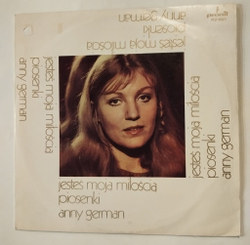 Винтажная виниловая пластинка LP Anna German Jestes Moja Mitoscia Piosenki Anny German Анна Герман Поет На Польском Языке (Польша 1984)