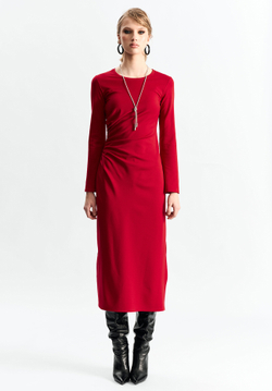 Платье трикотажное 1262 скарлетт