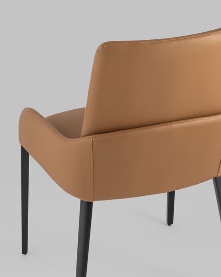 Стул Челси экокожа коричневый