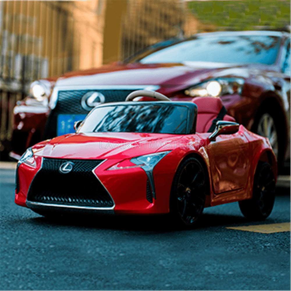 Детский электромобиль "Lexus LC500" JE1618 12V,красный