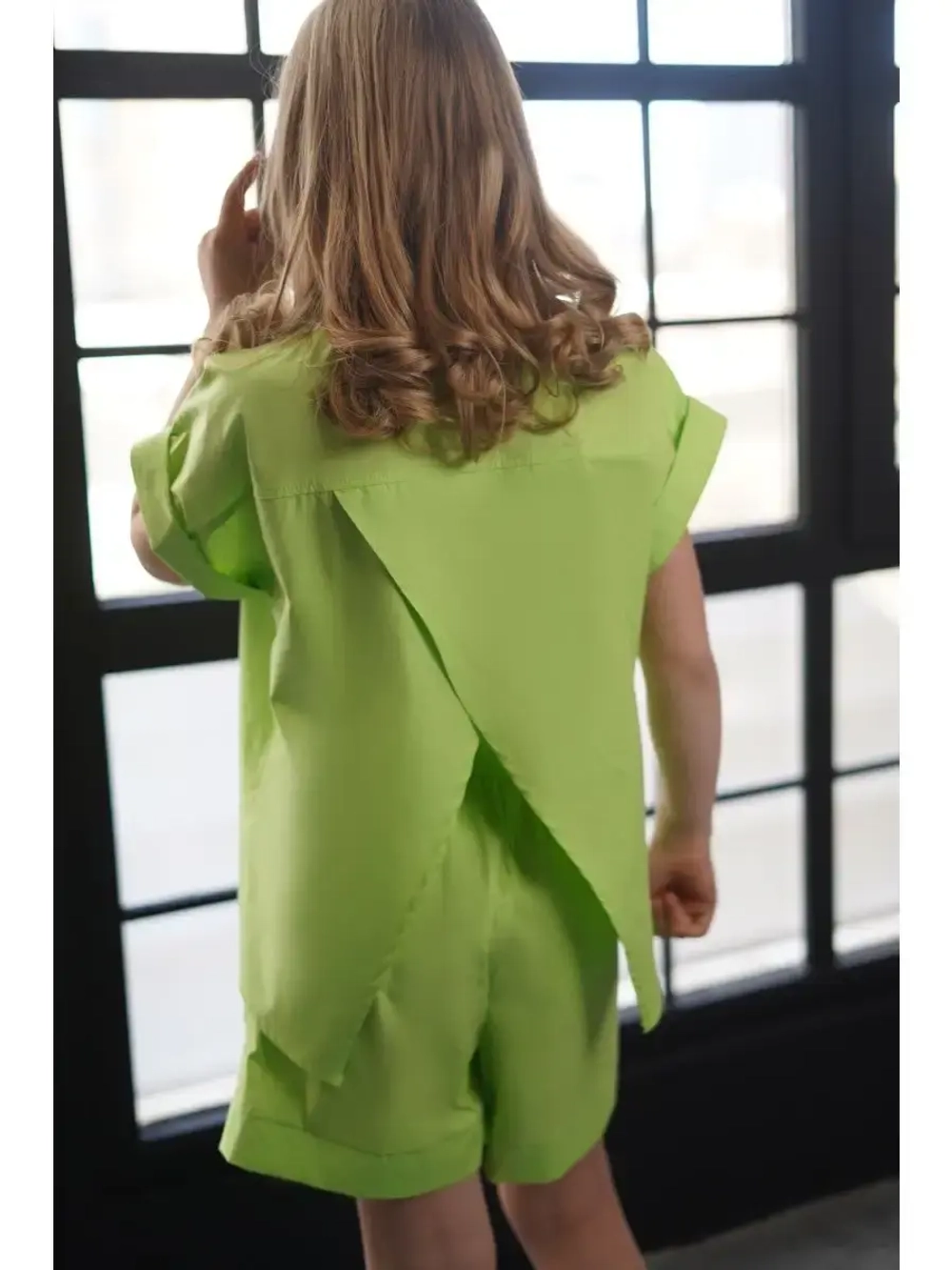 Костюм для девочки летний шорты рубашка