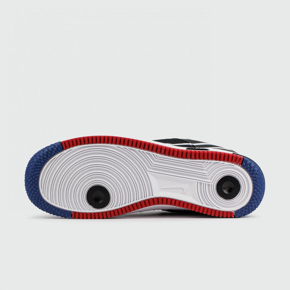 кроссовки Nike Air Force 1 React Black White Red CT1020-001