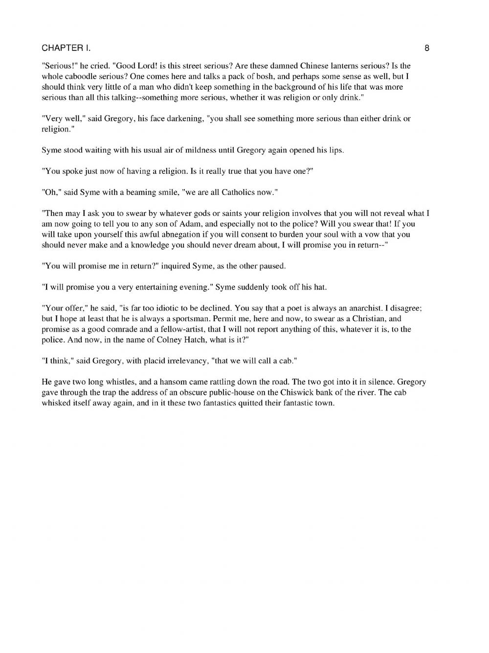 The Man Who Was Thursday | Г. Честертон