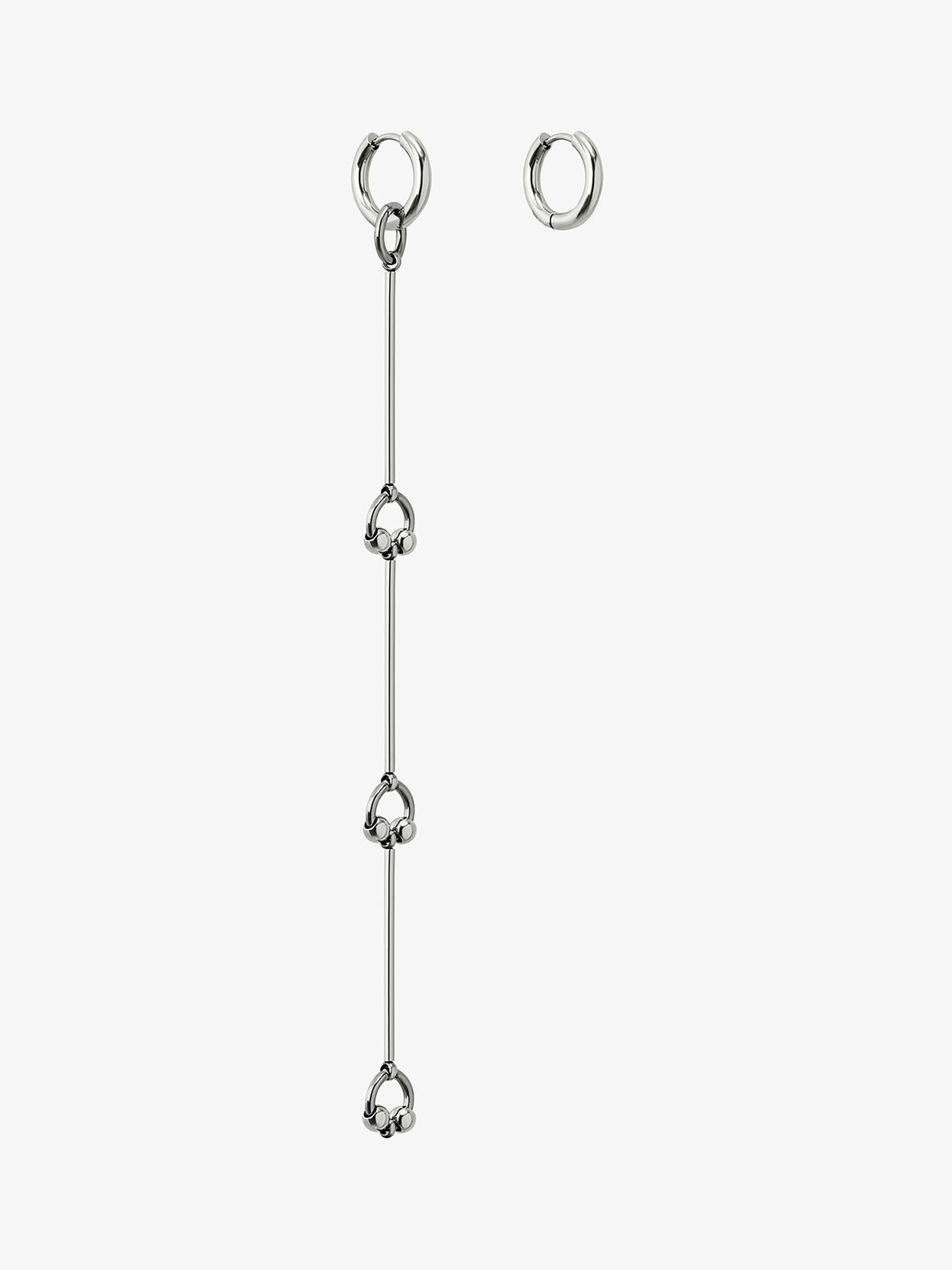 АССИМЕТРИЧНЫЕ СЕРЬГИ "STAKES"