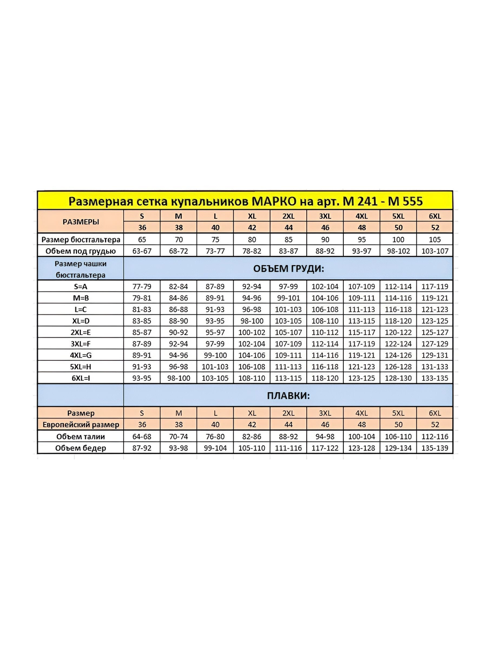 Купальник раздельный для крупного бюста на косточках Marko