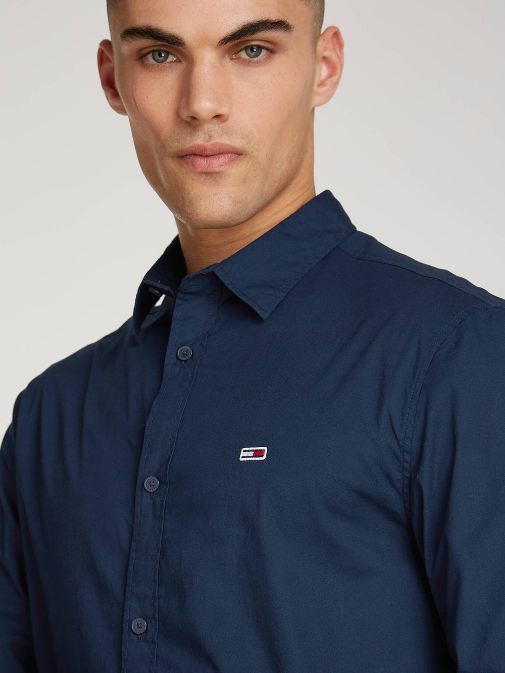 Рубашка ENTRY Tommy Jeans - темно-синий(DM0DM19519)