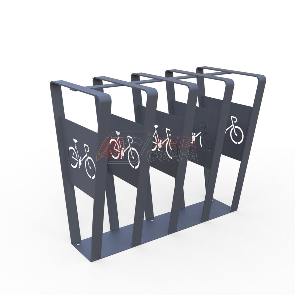 Велопарковка Московская классика на 4 места