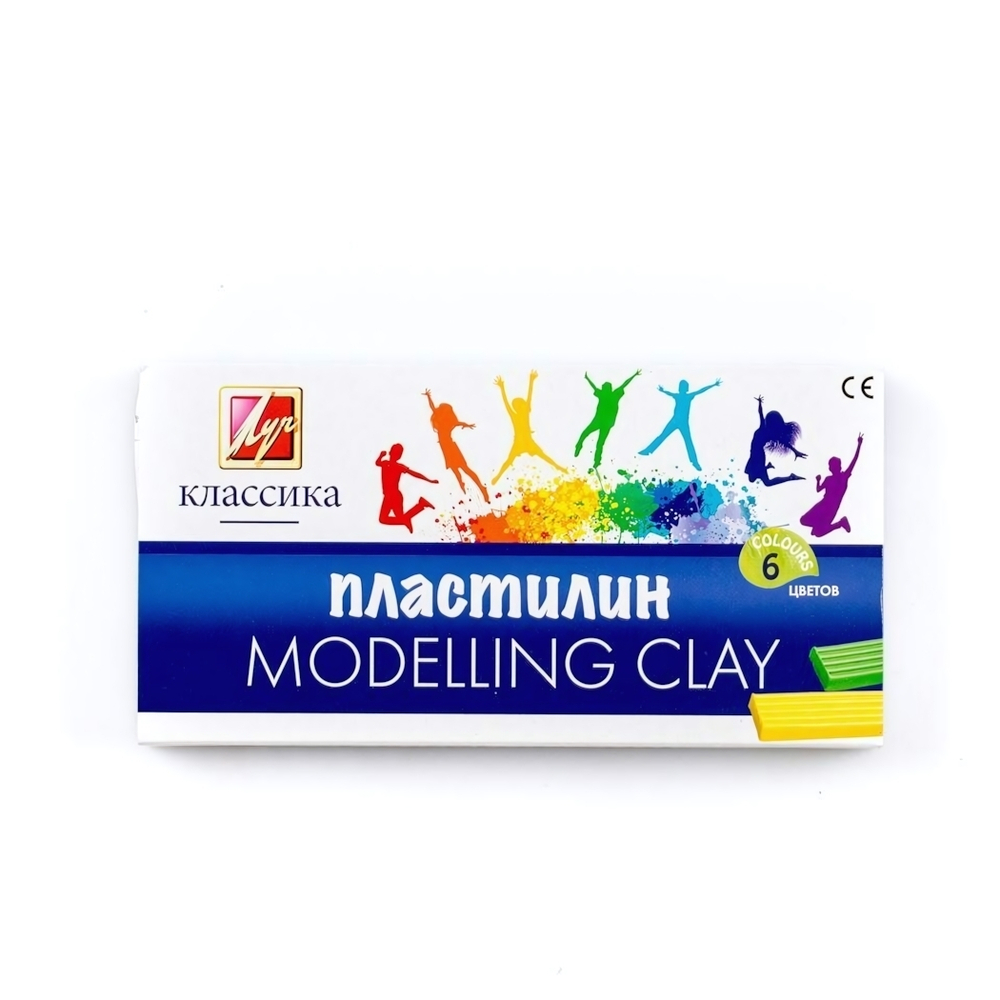 Пластилин 6цв. стек "Классика" (Луч)