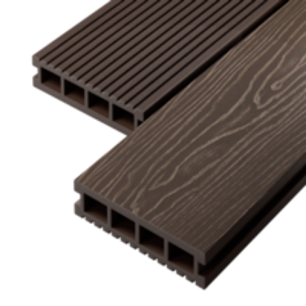 Террасная доска Decking Urban Pro Max 150х24х3000 0,45м2 Темный Орех (венге)