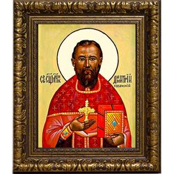 Димитрий Казанский Священномученик. Икона на холсте.