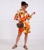 Шелковое платье Beatrice B - оранжевый(23FE6040CIRCLE)